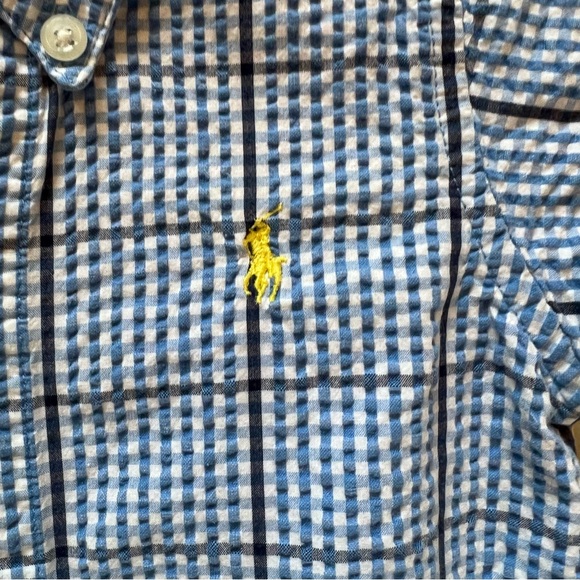 Ralph Lauren Blue, Navy, White Romper - Picture 3 of 4